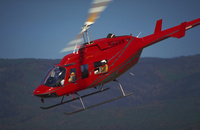 Bell Long Ranger on the Cerro Grande Fire, New Mexico