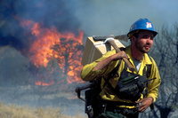 Pike Hotshot John Markalunas on the Winter Valley Fire, Colorado