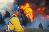 Pike Hotshot Shane Greer on the Blackhall Fire, Wyoming