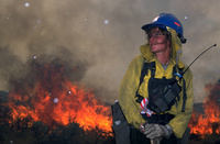 Pike Hotshot Holly Jewkes on the Winter Valley Fire, Colorado